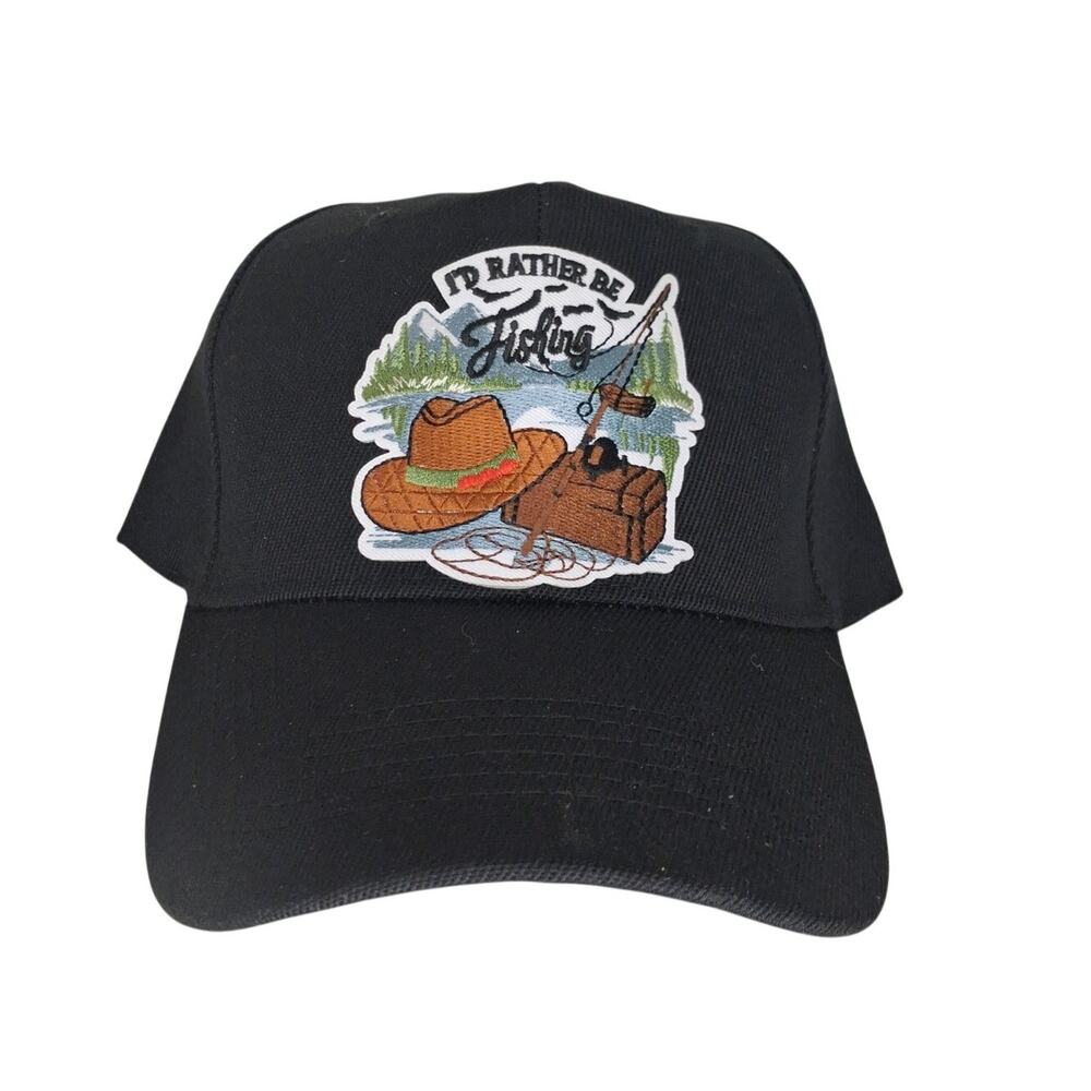 Id Rather be Fishing unbranded trucker Hat
